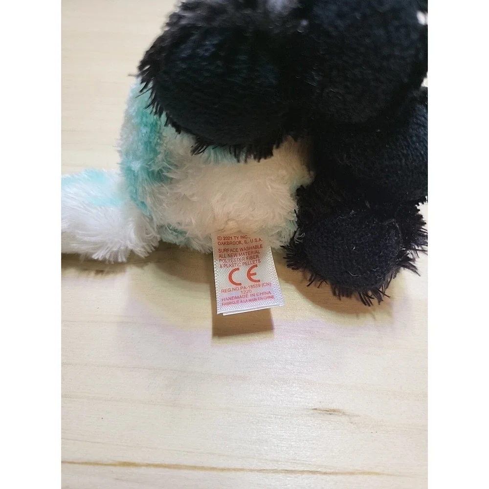 Ty Beanie‎ Baby 2021 Beanie Boos Atlas The Teal Jeweled Eyed Fox